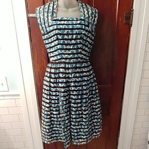 VTG 50s Jr Fashions Carole King Rockabilly Dress